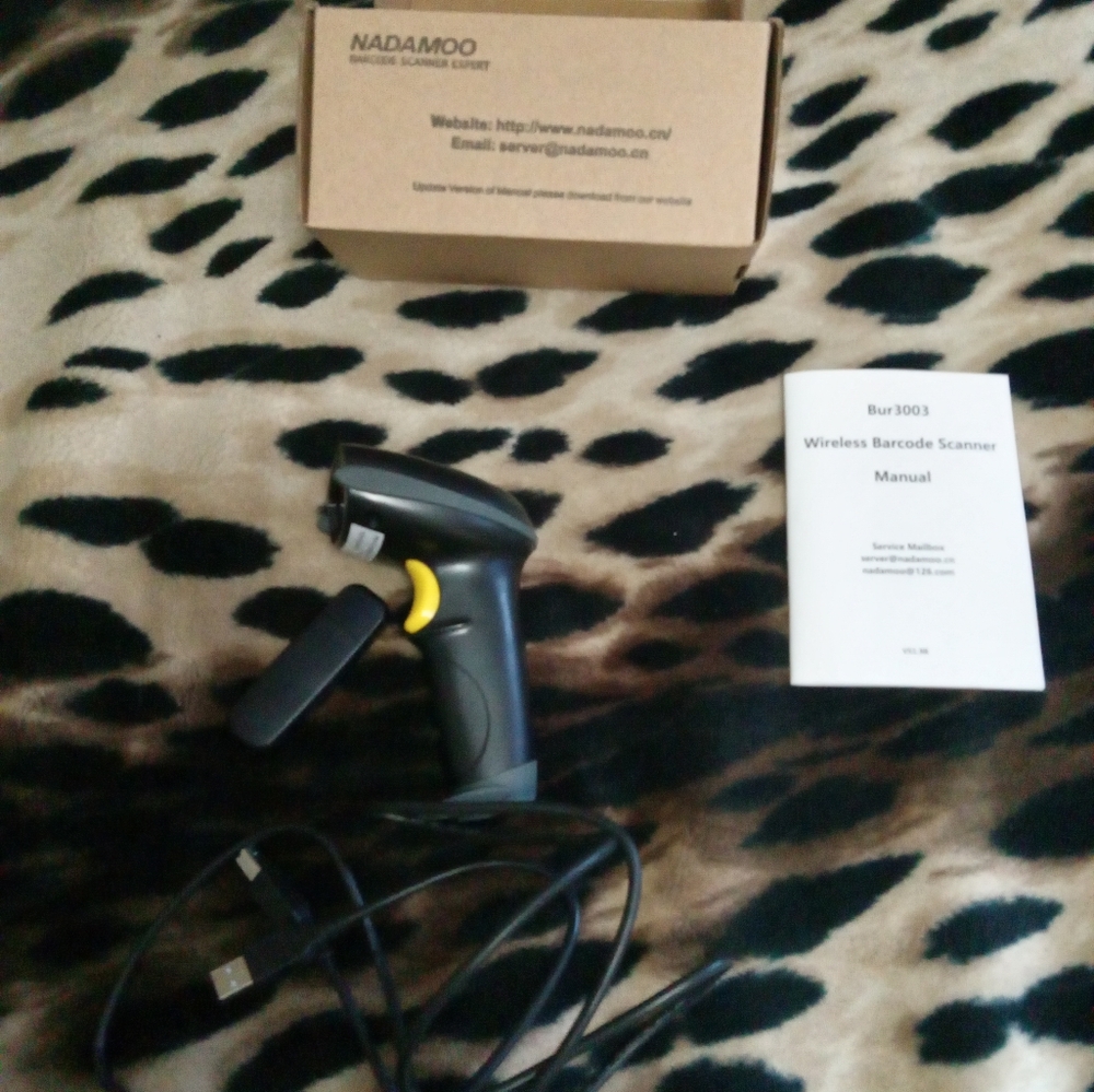 Nadamoo Cordless Barcode Scanner